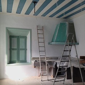 renovation of large, old house in Christos, Leros